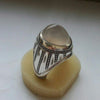 Original White Moonstone Ring Real Moonstone Sterling Silver Ring Fine Gems Ring