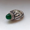 Xmas Gift Real Greenish Aqeeq Akik Haqeeq Yamani Sterling Silver Ring Shia Ring