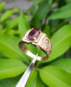 Natural Afghanistan Ruby Ring In 18k Solid Yellow Gold Unheated Untreated Ruby