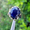 Royal Blue Kashimri Sapphire Ring Mens Natural Kashmiri Sapphire Gemstone Ring