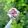 Original Tanzania Ruby Ring Natural Tanzania Ruby Ring Real Ruby Yaqoot Ring Men