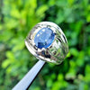 Royal Blue Ceylon Blue Sapphire Stone Ring Mens Real Ceylon Neelam Stone Ring