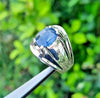 Royal Blue Ceylon Blue Sapphire Stone Ring Mens Real Ceylon Neelam Stone Ring