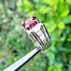 Natural Blood Red Afghani Ruby Ring Original Afghani Kabli Ruby Ring For Mens