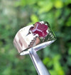 Original Mozambique Ruby Ring Natural Mozambique Ruby Ring Africa Real Ruby Ring