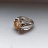 Champagne Color Original Moissanite Ring Real Genuine Moissanite Ring For Mens