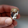 Champagne Color Original Moissanite Ring Real Genuine Moissanite Ring For Mens