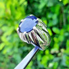 Natural Kashmiri Sapphire Ring Original Kashmiri Blue Sapphire Stone Ring Mens