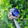 Natural Kashmiri Sapphire Ring Original Kashmiri Blue Sapphire Stone Ring Mens