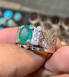 Original Top Quality Beautiful Zambian Emerald Zamurd Gemstone Ring For Mens