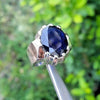 Royal Blue Kashimri Sapphire Ring Mens Natural Kashmiri Sapphire Gemstone Ring