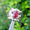 Original Tanzania Ruby Ring Natural Tanzania Ruby Ring Real Ruby Yaqoot Ring Men