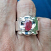 Original Tanzania Ruby Ring Natural Tanzania Ruby Ring Real Ruby Yaqoot Ring Men