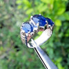 Royal Blue Cornflower Ceylon Blue Sapphire Ring Original Mens Ceylon Neelam Ring