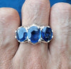 Royal Blue Cornflower Ceylon Blue Sapphire Ring Original Mens Ceylon Neelam Ring