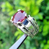 Natural Blood Red Afghani Ruby Ring Original Afghani Kabli Ruby Ring For Mens