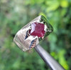 Original Mozambique Ruby Ring Natural Mozambique Ruby Ring Africa Real Ruby Ring