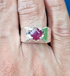 Original Mozambique Ruby Ring Natural Mozambique Ruby Ring Africa Real Ruby Ring