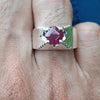 Original Mozambique Ruby Ring Natural Mozambique Ruby Ring Africa Real Ruby Ring