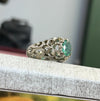 Original Zambian Emerald Stone Real Zambian Emerald Zamurd Stone Silver Ring 925