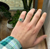 Original Zambian Emerald Stone Real Zambian Emerald Zamurd Stone Silver Ring 925